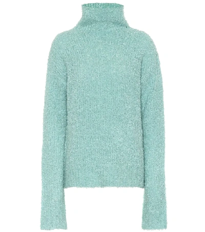 Shop Sies Marjan Mohair And Wool-blend Sweater In Green