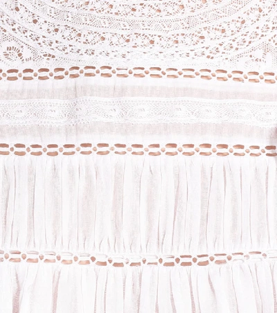 Shop Isabel Marant Étoile Vivia Cotton Blouse In White
