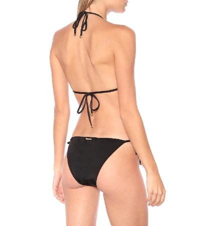 Shop Stella Mccartney Halter Bikini Top In Black