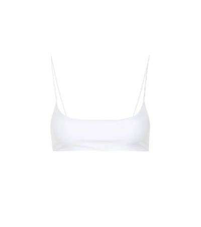 Shop Jade Swim Micro Muse Bikini Top In White