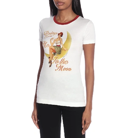 Shop Dolce & Gabbana Cotton T-shirt In White