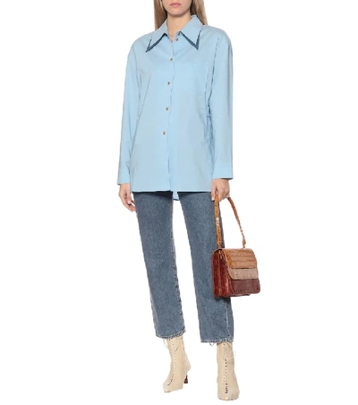 Shop Rejina Pyo Rory Shirt In Blue