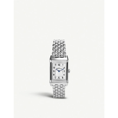Shop Jaeger-lecoultre Q2618130 Reverso Stainless Steel Watch In Silver