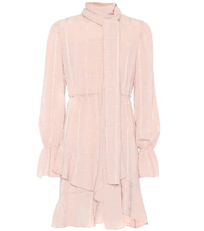 Shop See By Chloé Ruffled Scarf Dress In Pink