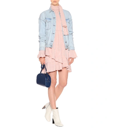 Shop See By Chloé Ruffled Scarf Dress In Pink