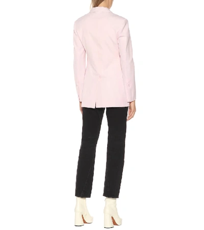 Shop Proenza Schouler Wool Blazer In Pink