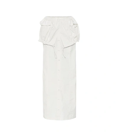 Shop Jacquemus La Jupe Cueillette Maxi Skirt In White