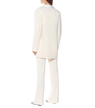 Shop Joseph Clapton Cady Tuxedo Jacket In White