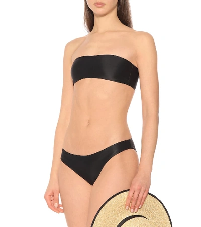 Shop Jade Swim All Around Bandeau Bikini Top In Black