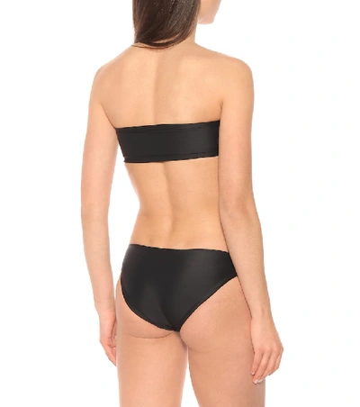 Shop Jade Swim All Around Bandeau Bikini Top In Black