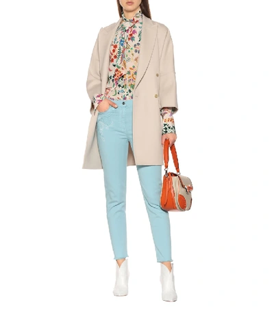 Shop Etro Mid-rise Skinny Jeans In Blue