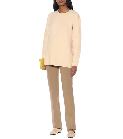 Shop The Row Cohan Wool And Cashmere Sweater In Beige