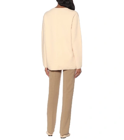 Shop The Row Cohan Wool And Cashmere Sweater In Beige