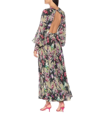 Shop Rotate Birger Christensen Floral Maxi Dress In Multicoloured