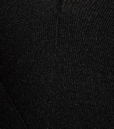 Shop Altuzarra Asymmetric Stretch-jersey Dress In Black