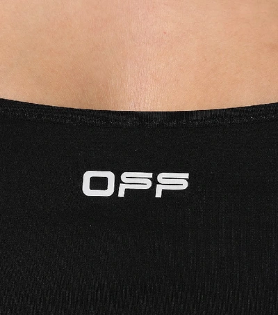 Shop Off-white Logo Bikini In Black