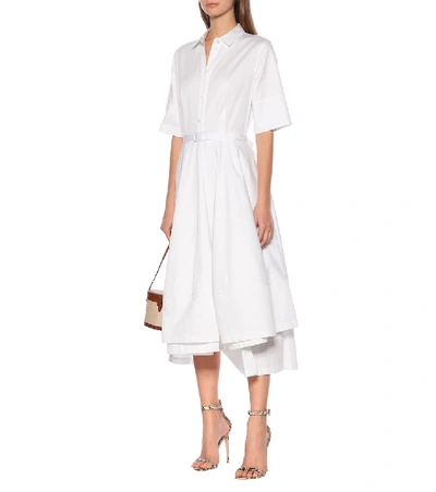 Shop Co Tton-sateen Shirt Dress In White