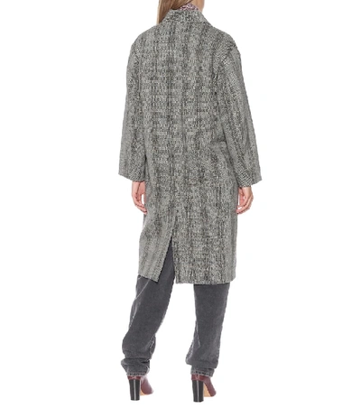Shop Isabel Marant Étoile Henlo Virgin Wool Coat In Beige