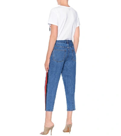 Shop P.e Nation Season Lifetime Cropped Jeans In Blue