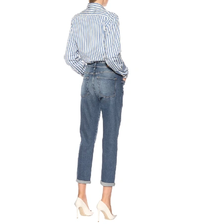 Shop 7 For All Mankind Josefina High-rise Skinny Jeans In Blue