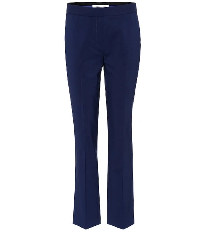 Shop Diane Von Furstenberg Wool Trousers In Blue