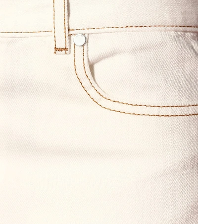 Shop Joseph High-rise Straight Jeans In White