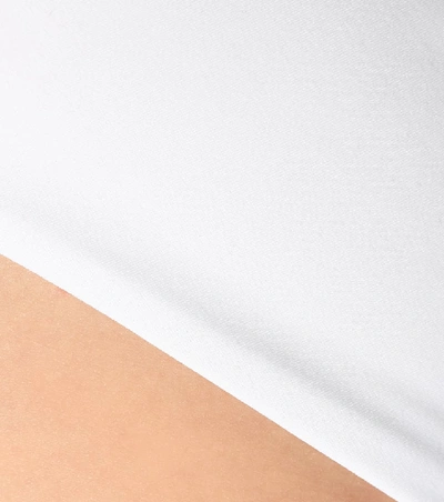 Jade Swim Micro Bare Minimum Bikini Bottoms In White