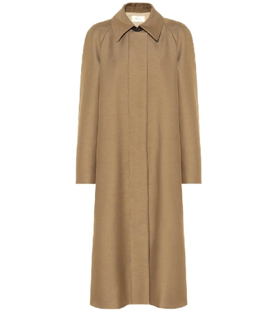 Shop The Row Duru Cotton And Wool-blend Coat In Beige