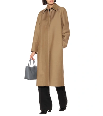 Shop The Row Duru Cotton And Wool-blend Coat In Beige