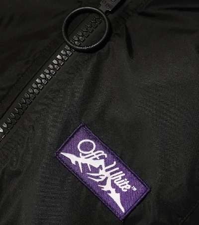 Shop Off-white Logo Track Jacket In Black
