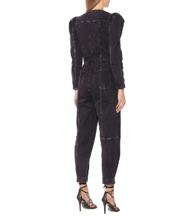 Shop Ulla Johnson Hesper Cotton Jumpsuit In Black