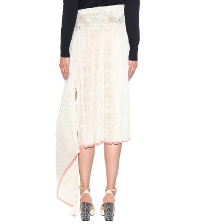 Shop Marni Asymmetric Dress In White