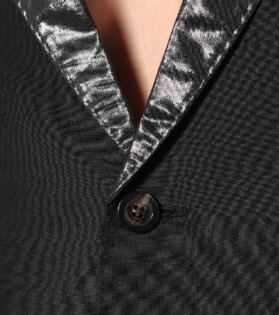 Shop Rick Owens Extreme Wool-blend Blazer In Black