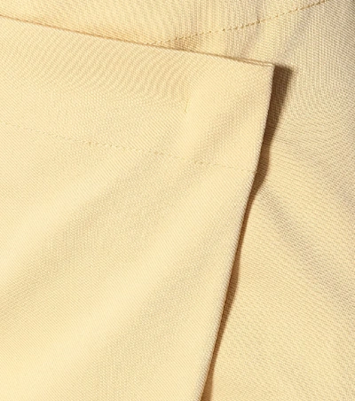 Shop Joseph Denny Uniform Cotton Skirt In Yellow