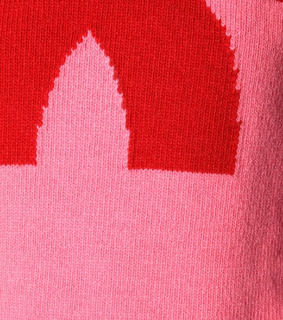 Shop Gucci Intarsia Wool Sweater In Pink