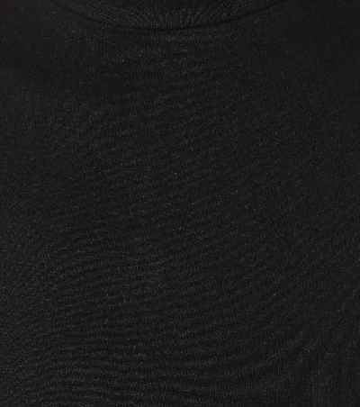 Shop Acne Studios Stretch-cotton Jersey Bodysuit In Black