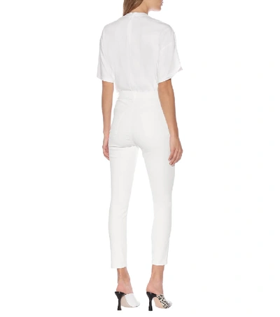 Shop J Brand Lillie High-rise Skinny Jeans In White