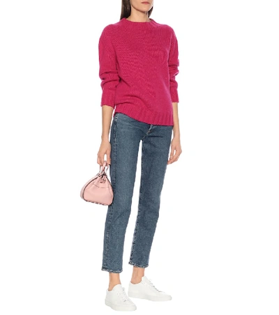 Shop Dorothee Schumacher Heavenly Touch Cashmere Sweater In Pink