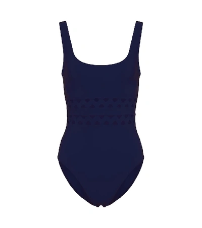 Shop Karla Colletto Zelda Swimsuit In Blue