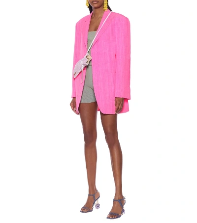 Shop Jacquemus La Veste D'homme Oversized Blazer In Pink