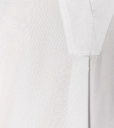 Shop Jil Sander Cotton-poplin Blouse In White