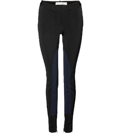 Shop Victoria Beckham Skinny Trousers In Black