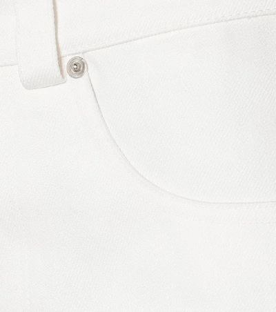 Shop Kwaidan Editions High-rise Jeans In White