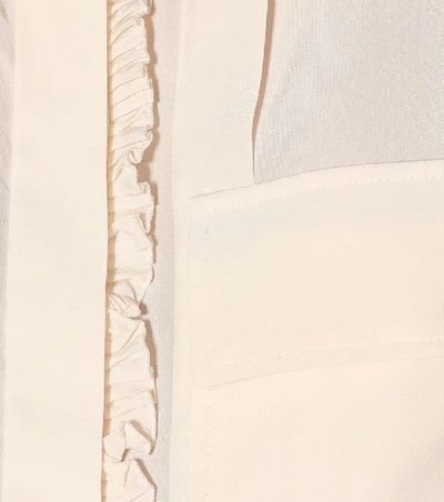 Shop Chloé Silk Blouse In White