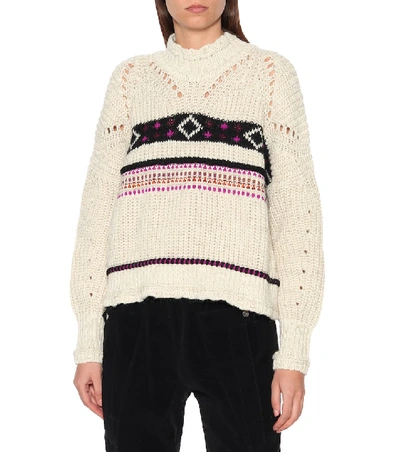 Shop Isabel Marant Caleen Wool-blend Sweater In Beige