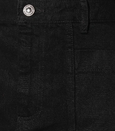 Shop A.p.c. Stella A-line Denim Skirt In Black