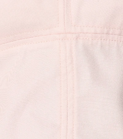 Shop Ellery Valeria Cotton Minidress In Pink