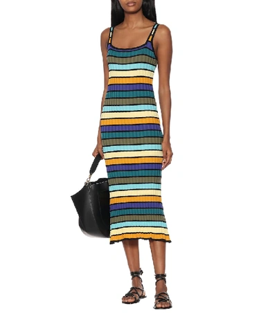 Shop Solid & Striped Striped Maxi Dress In Multicoloured