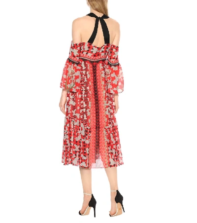 Shop Temperley London Odyssey Printed Dress In Red