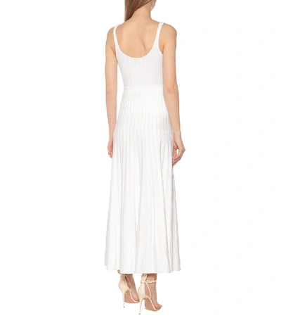 Shop Gabriela Hearst Apollo Wool-blend Maxi Skirt In White